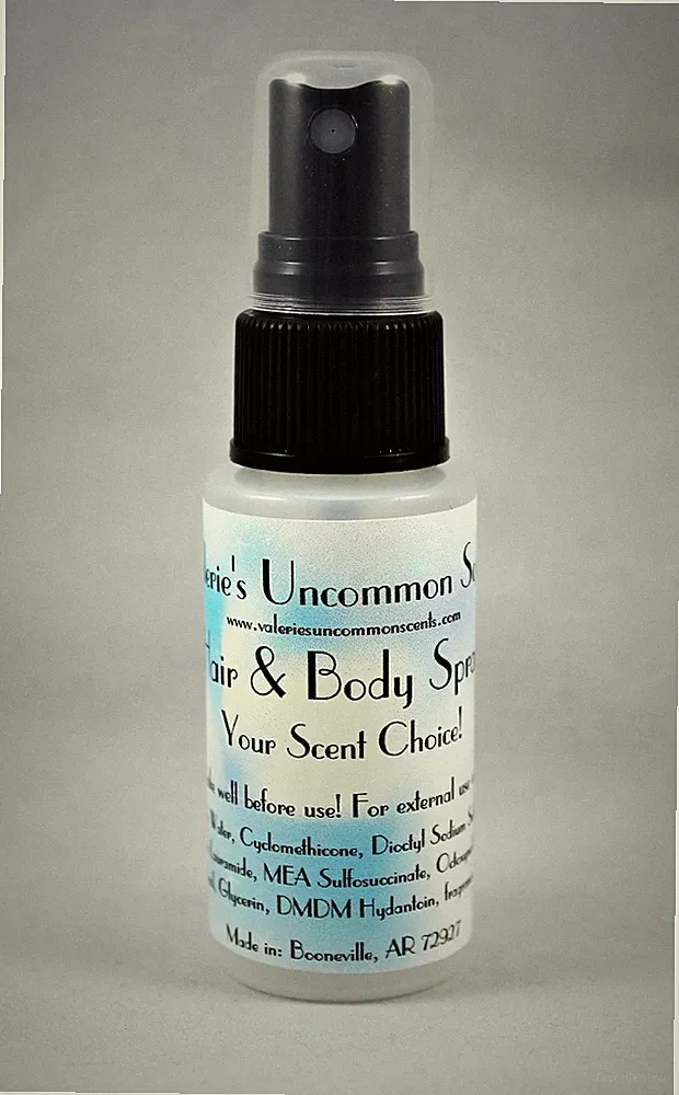 Children's Room scented HAIR & BODY PERFUME FRAGRANCE SPRAY MIST 1oz Sample