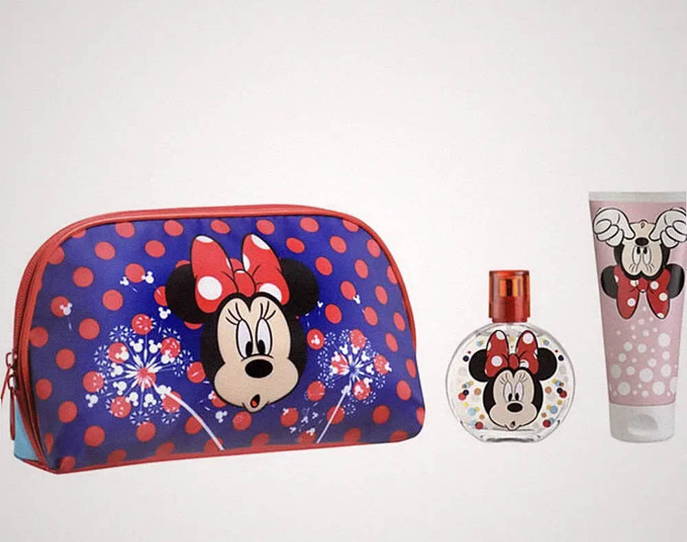 Disney Minnie Perfume Gift Set For Kids Edt 50Ml + Shower Gel + Coin Purse