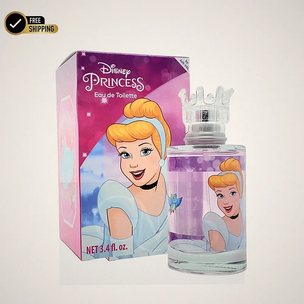 Disney Princess Cinderella Eau de Toilette Spray 3.4 oz 100 ml Perfume for Kids