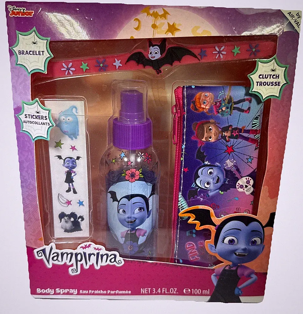 Disney Vampirina Body Perfume for Kids, 4-Piece Set