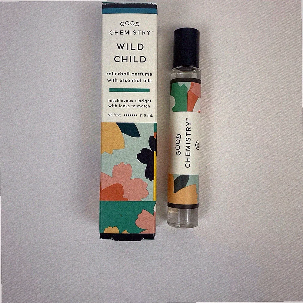 Good Chemistry Wild Child Rollerball Perfume With Essential Oils 0.25oz NIB