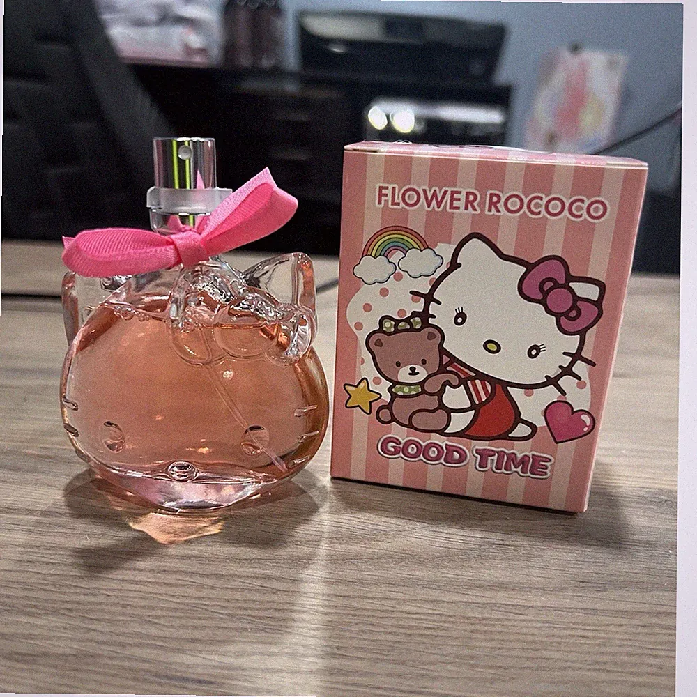 Hello Kitty Flower Rococo Good Time Girls Spray Fragrance Pink Bottle Children's
