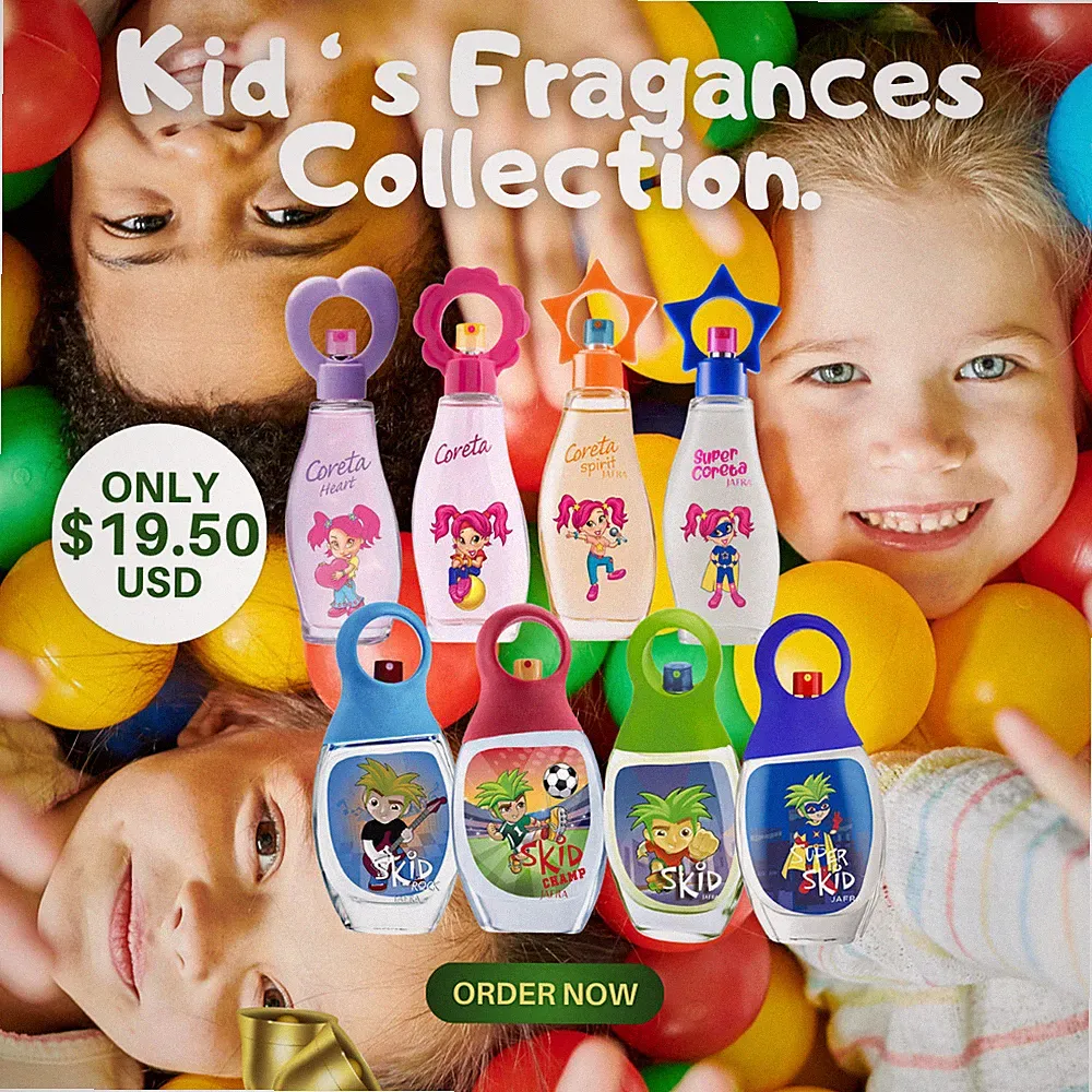 JAFRA Eau De Cologne For Kids| Coreta For Girls| Skid For Boys 1.7 fl. NEW