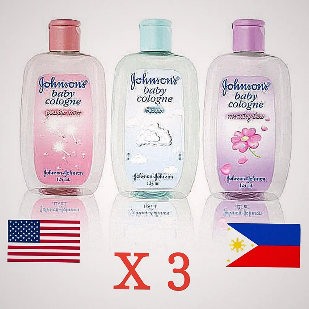 Johnson's Baby Cologne Heaven , Morning Dew , Powder Mist pack ( 3 Bottles )