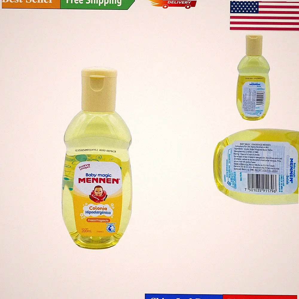 Travel-Sized Baby Magic Cologne - Aloe Vera Hypoallergenic Fragrance, 6.76 Fl Oz